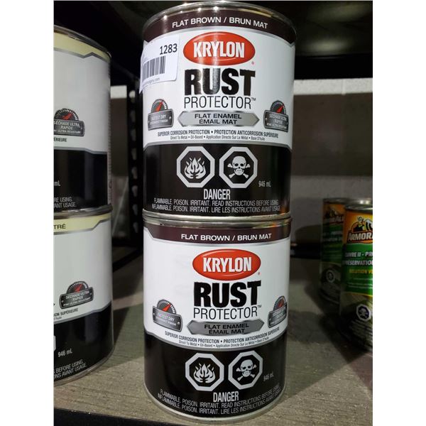 *NEW* Krylon Rust Protector - Flat Brown 2x946ml