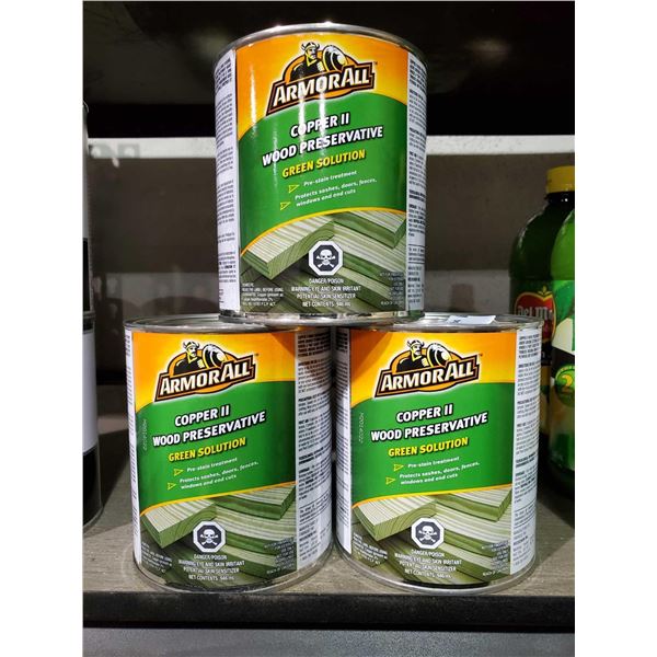 *NEW* Armour All Copper II  Wood Preservative Green Solution 3x946ml