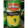 Image 2 : Del Monte Lemon Juice From Concentrate  6x946ml
