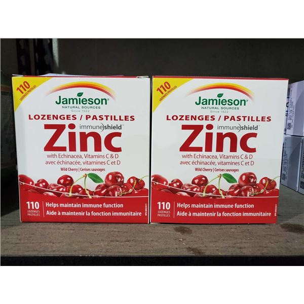 Jamieson Zinc Lozenges with Echinacea & Vitamins C&D 2x110