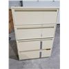 Image 1 : Grand & Toy Limited 4 Drawer Chest Style Filing Cabinet  - Beige