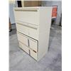 Image 2 : Grand & Toy Limited 4 Drawer Chest Style Filing Cabinet  - Beige
