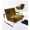Image 1 : Milo Baughman - Pair of lounge chairs