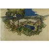 Image 1 : Richard Neutra - Architectural rendering of the Hammerman Residence
