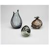 Image 1 : Robert Fritz - Group of 3 "Mercury" glass vases (3)