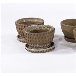 Stan Bitters - Small "Thumb" pots with tray (2)