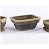 Image 1 : - Rectangular yellow rim pot