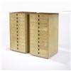 Image 1 : Daven Joy - Pair of 11-drawer cabinets