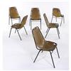 Image 1 : Charlotte Perriand - Group of 6 stacking chairs