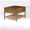 Image 1 : Paul McCobb - Side table with cane shelf
