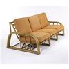 Image 1 : Paul Laszlo - 3-piece rattan sofa