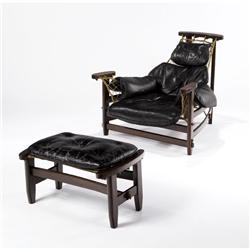 Jean Gillion - Chair and ottoman