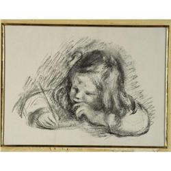 Pierre-Auguste Renoir - "Le Petite Garcon au Porte-Plume