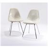 Image 1 : Charles & Ray Eames - Pair of "CKX-1" chairs