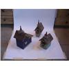 Image 1 : UNKNOWN ARTIST - 3 bird houses
