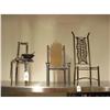 Image 1 : UNKNOWN ARTIST - 3 Miniature chairs.  2 powde