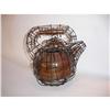 Image 1 : UNCONFIRMED ARTIST - Copper Teapot in a Cage: