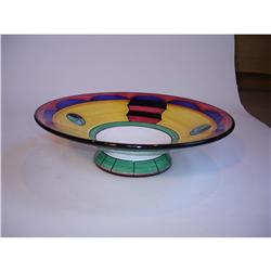 JOHN OKULICK - "Mare"- enameled faienza pedes
