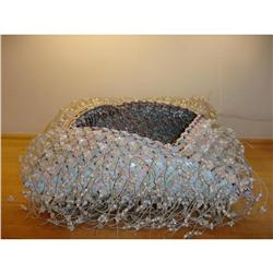 JOHN GARRETT - Bead Basket; Circa 1990: Baske