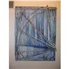 Image 1 : DAVID MAXIM - "Blue Screen, 1982." wood, stri