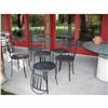 Image 1 : UNKNOWN ARTIST - 6 metal chairs that turn int