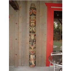 UNKNOWN ARTIST - A NORTHWEST INDIAN CARVED AN