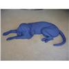 Image 1 : SANDY SKOGLUND - Blue Dog: Blue-painted resin