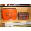 Image 1 : UNKNOWN ARTIST - 2 small wooden chests- one o