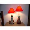 Image 1 : UNKNOWN ARTIST - 2 table lamps. A whimsical l
