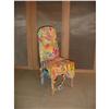 Image 1 : M. RUIZ FIGUEROA - Draped and Painted Chair:
