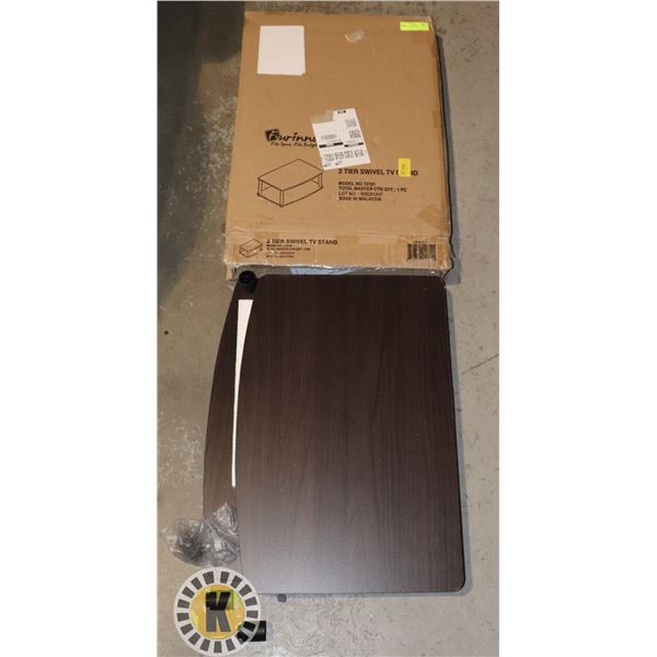 2 TIER SWIVEL TV STAND