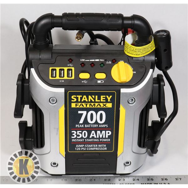 STANLEY BATTERY JUMP STARTER WITH COMPRESSOR
