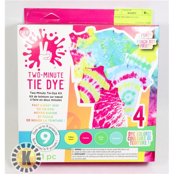 TULIP TWO-MINUTE DYE