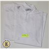 Image 1 : 2 WHITE CULINARY TOPS - SIZE MEDIUM