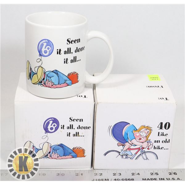 BUNDLE OF 2 NOVELTY COFFEE MUGS