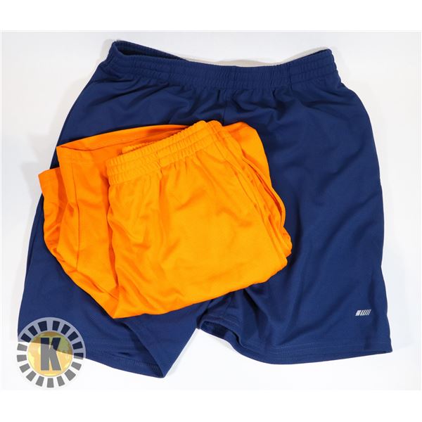 2 PACK AMAZON ESSENTIALS SIZE M SHORTS