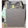 Image 1 : 2 BOXES OF MOCHA CHARCOAL BLACK FLOOR TILE