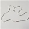 Image 3 : SILVER WITH BEAD 16" NECKLACE