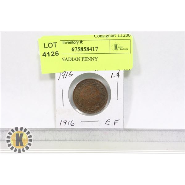 1916 CANADIAN PENNY