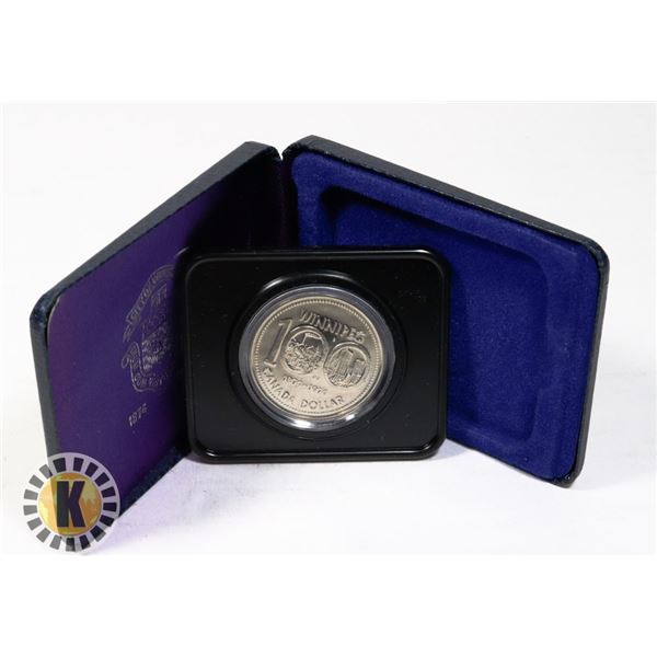 1874-1974 WINNIPEG CENTENNIAL DOLLAR IN CASE