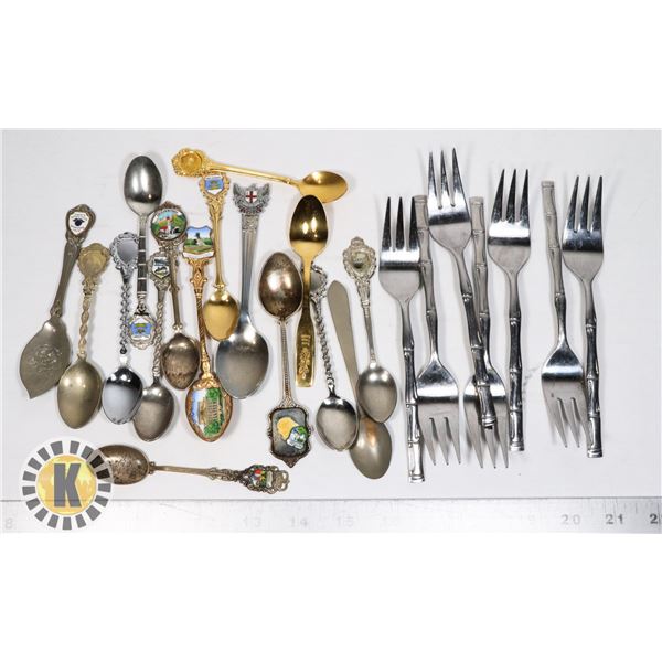 VINTAGE COLLECTION OF COLLECTOR SPOONS