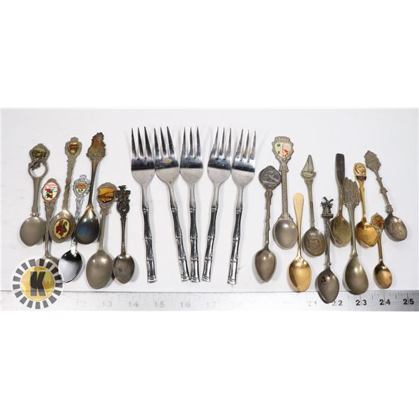 VINTAGE COLLECTION OF COLLECTOR SPOONS