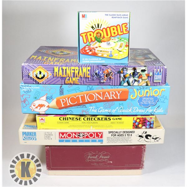 BUNDLE OF BOARD GAMES INCLUDING