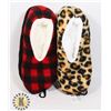 Image 1 : 2 NEW WOMEN'S SLIPPERS (SHOE SIZE 5-9)