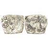 Image 1 : Ancient India: Archaic silver punch-marked coin, Saurashtra region, 0.77g.