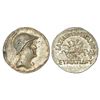 Image 1 : Ancient India: Indo-Greeks, Eucratides (170-145 BC), silver attic standard Tetradrachm, 16.80g.