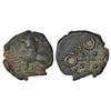 Image 1 : Ancient India: Satavahanas - alloyed copper coin of Siri Satakani, 'lion' type, Junnar, 4.39g.