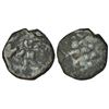 Image 1 : Ancient India: Mathura, post-Mauryan, 'Datta' kings - arsenical bronze coin of Ramadatta, 7.15g.