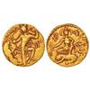 Image 1 : Ancient India: Gupta Empire, gold dinar of Chandra Gupta II (375-415 AD), 'Lion Slayer' type, 7.83g.
