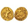 Image 1 : Ancient India: Gupta Empire - gold dinar of Kumara Gupta (c.415-450 AD), 'Karttikeya' type, 8.27g.